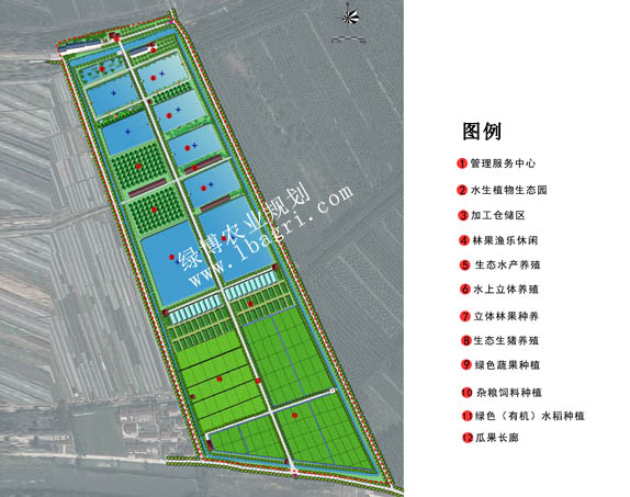南京軍區總醫院農業生態園規劃圖